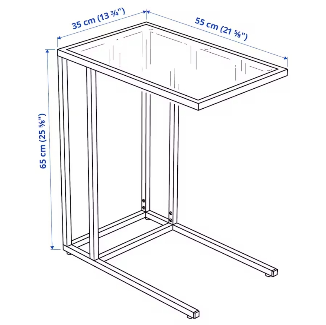 Ikea VITTSJÖ Laptop stand Black - photo 2