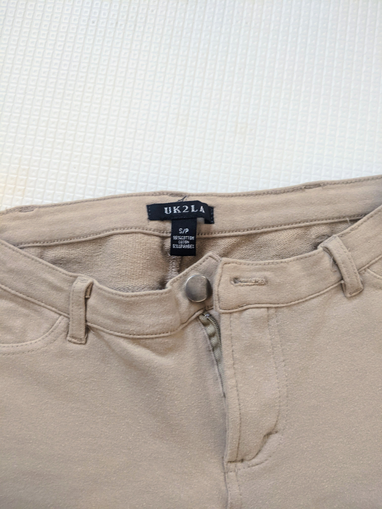 Beige Stretchy UK2LA Jeggings image indicator(2)