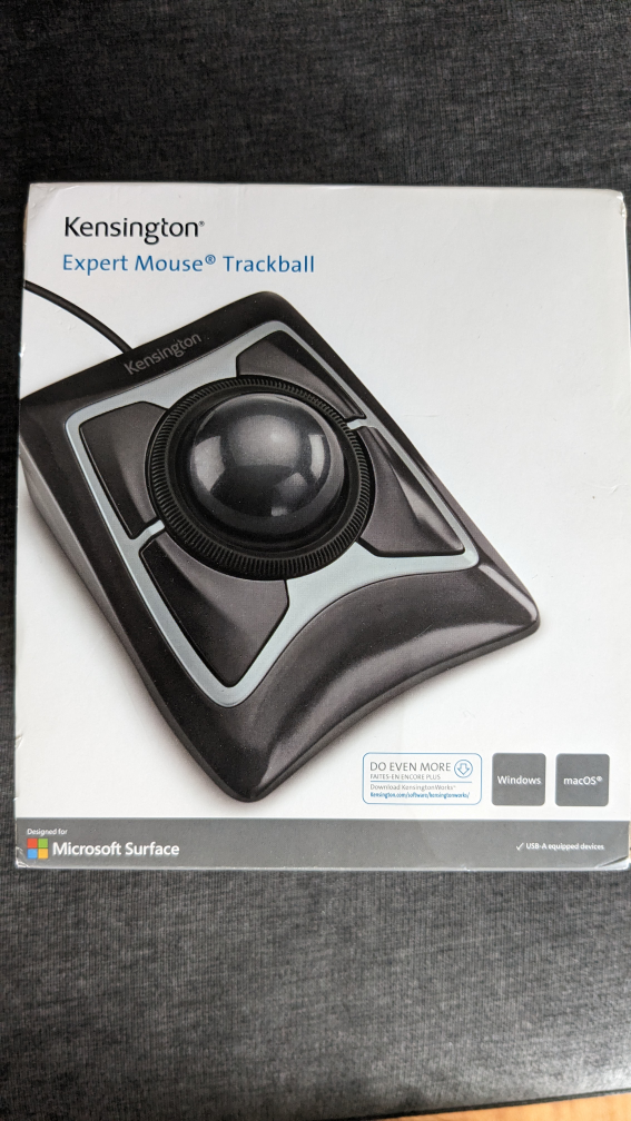 Kensington Expert Mouse - Trackball - USB - black *Brand New* thumbnail