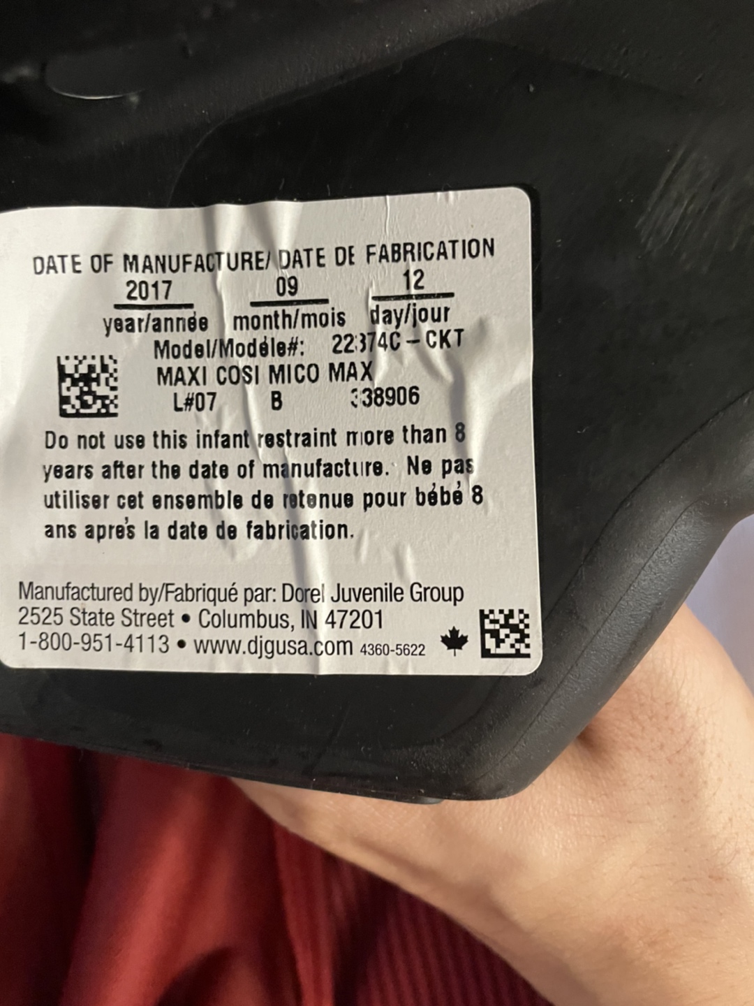 Maxi cosi mico max infant car seat - photo 3