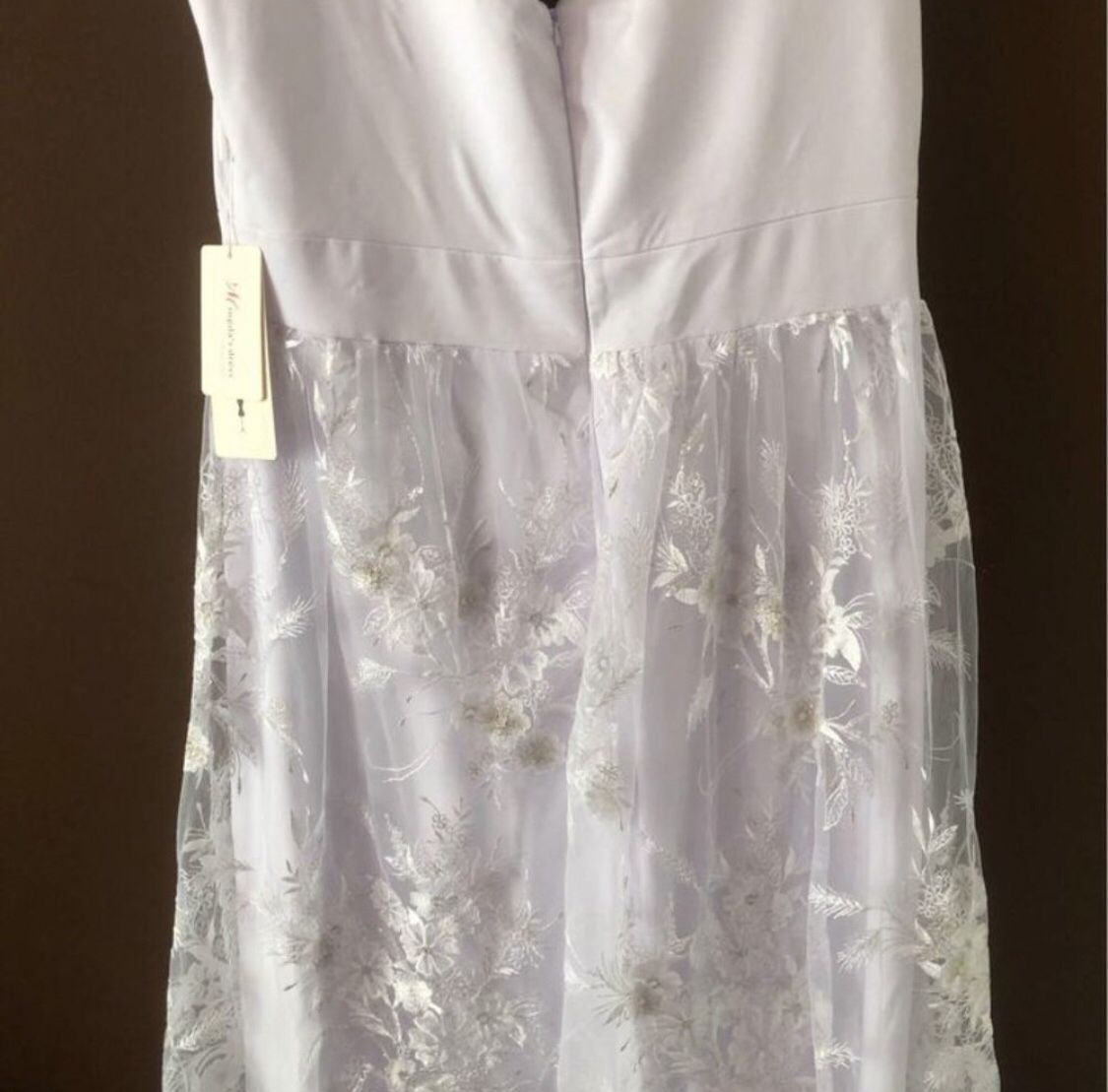 Bridal Wear V Neck Taffeta Dress Size 16/18 NEW - photo 5