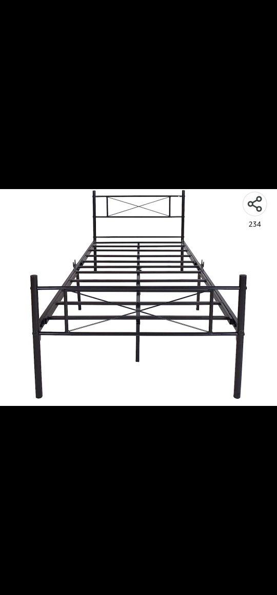 twin bed frame with headboard