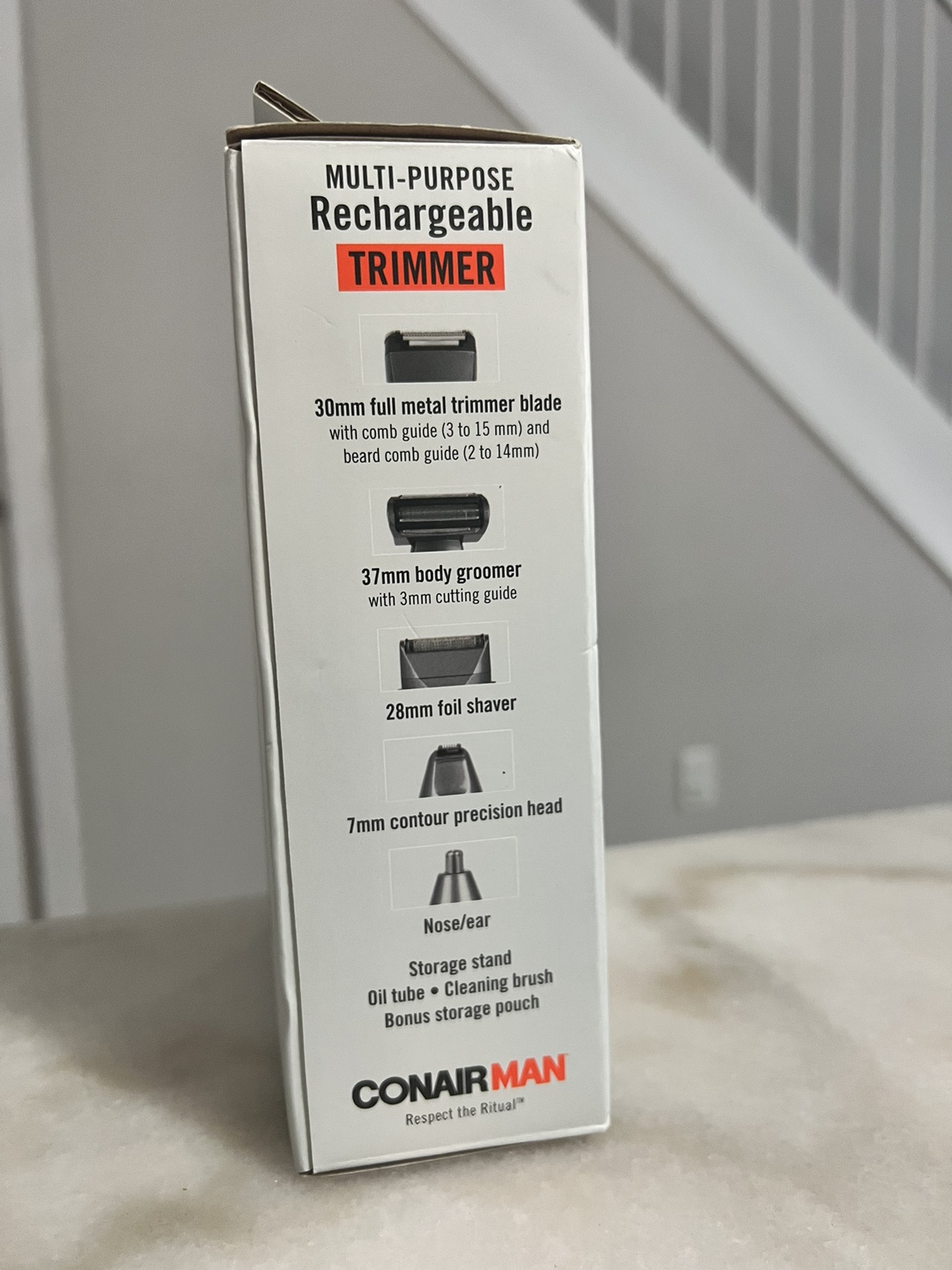 Conair Groomer Trimmer With Multi Head Grooming Kit *Brand New image indicator(6)
