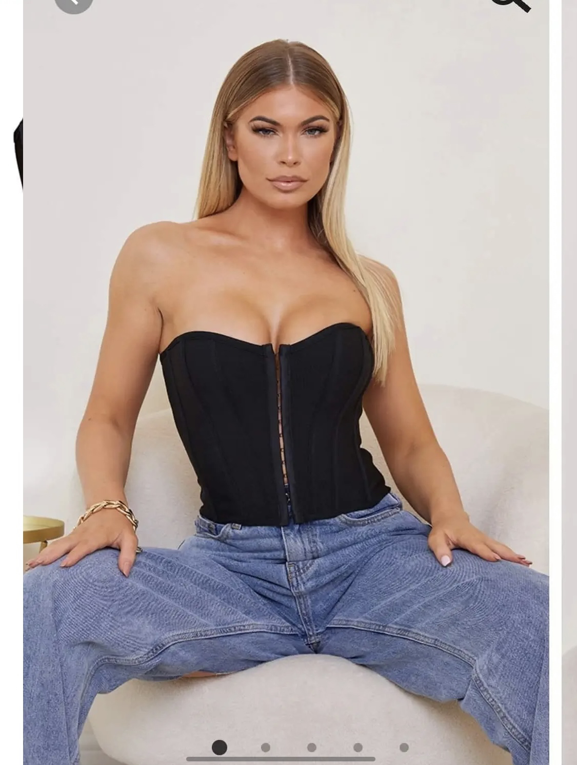 Black Corset - Size 4/(Small) - photo 2