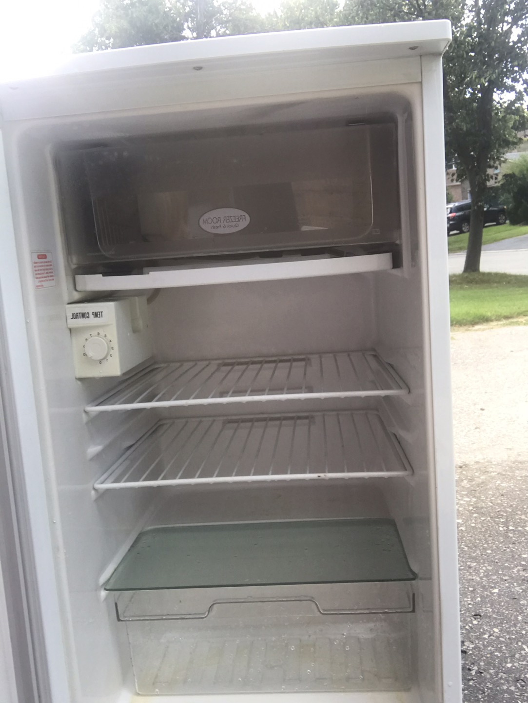 small fridge