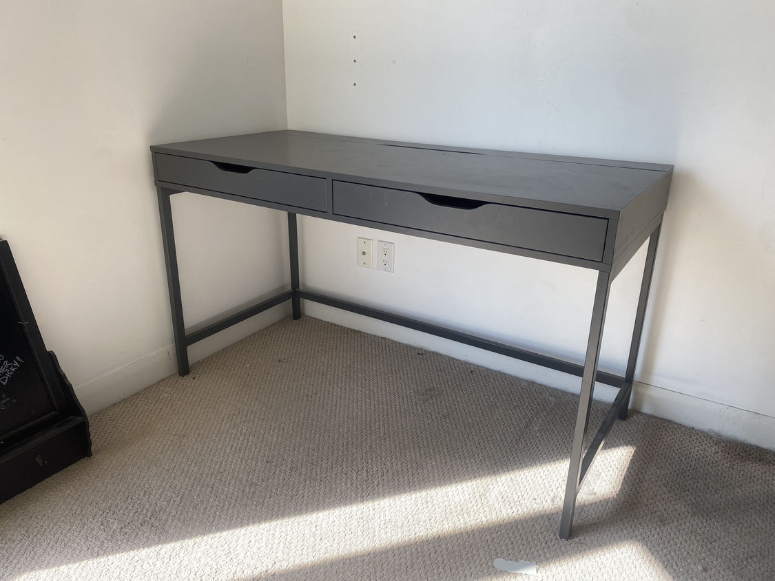 IKEA ALEX Desk, gray-turquoise,