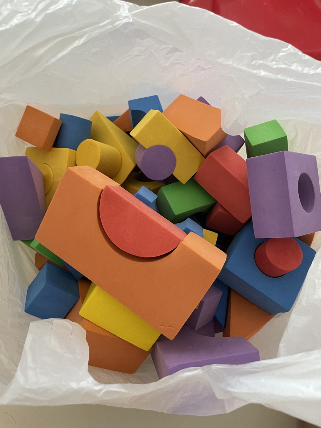 Foam blocks