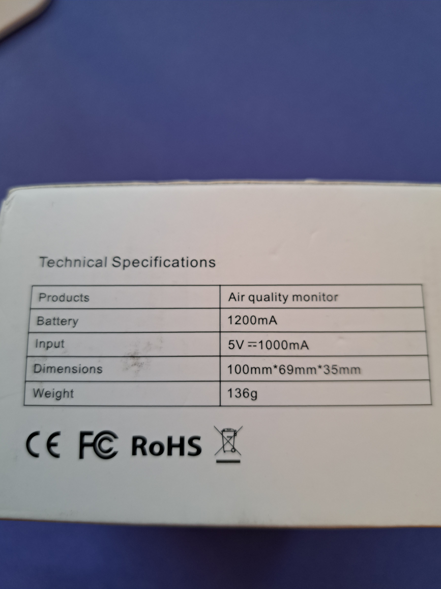 Gift Item 🎁Air Quality Monitor image indicator(3)