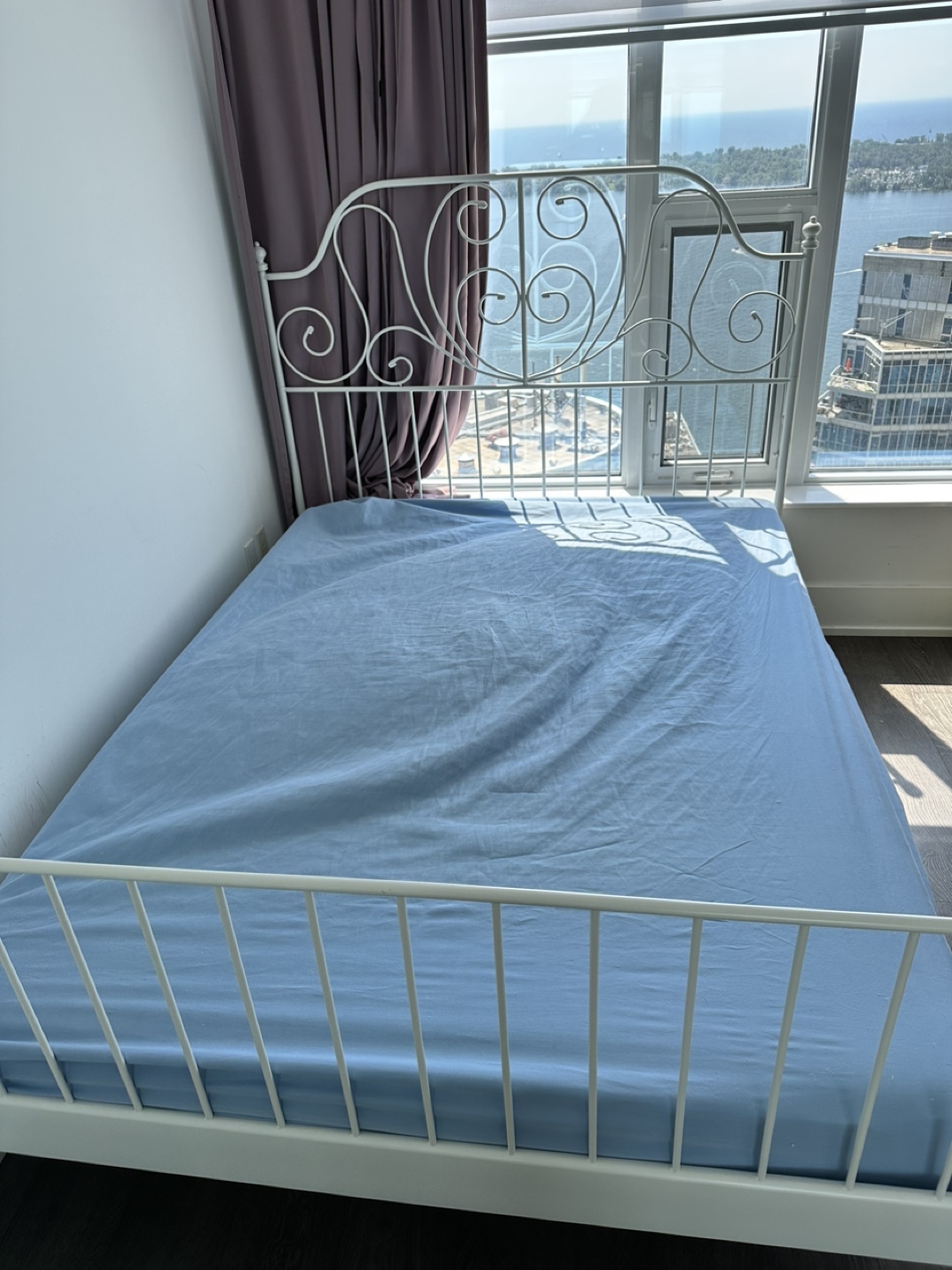 Ikea queen size bed frame thumbnail