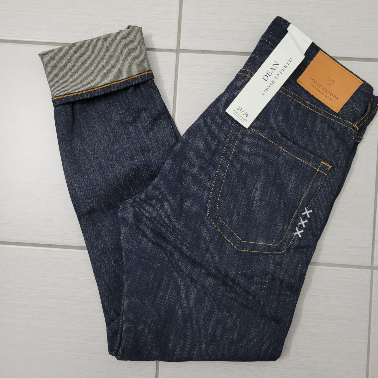 Scotch & Soda Denim Medium Wash Selvedge Denim - photo 2