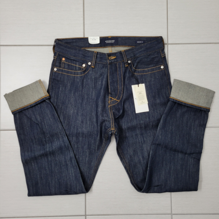 Scotch & Soda Denim Medium Wash Selvedge Denim - photo 3