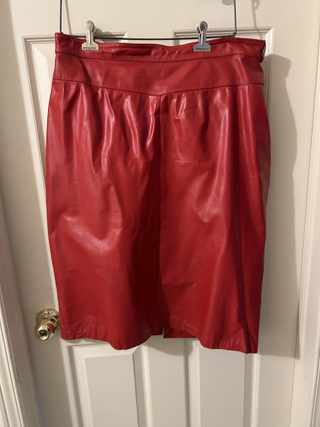 Red Leather Skirt thumbnail