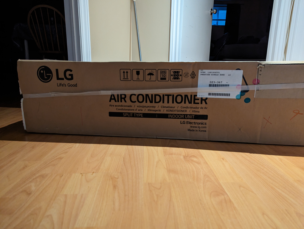 Brand New LG Ductless AC system (Multi-type) with single head - photo 3