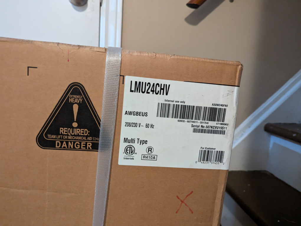 Brand New LG Ductless AC system (Multi-type) with single head - photo 5