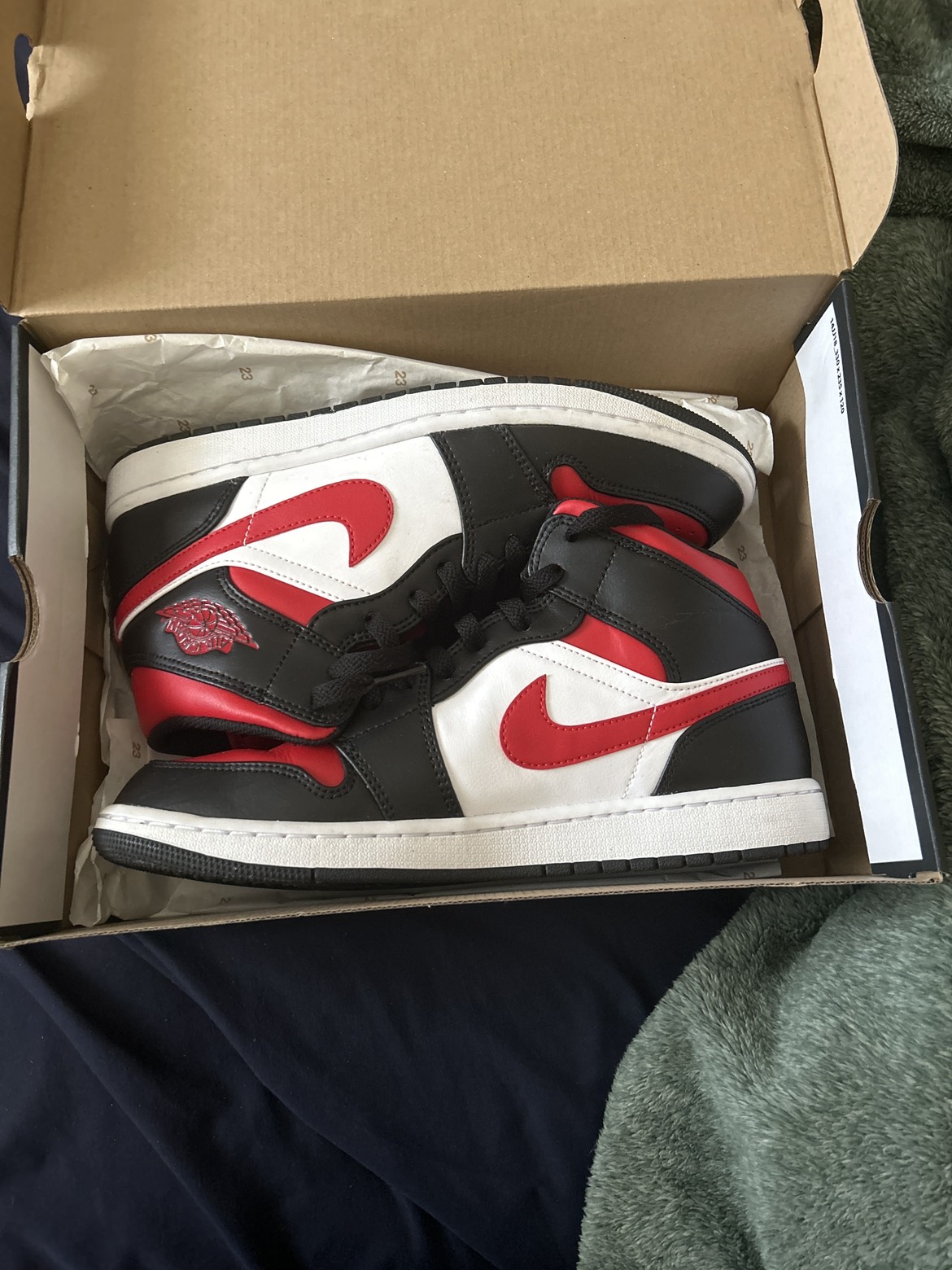 Jordan 1 bred toe