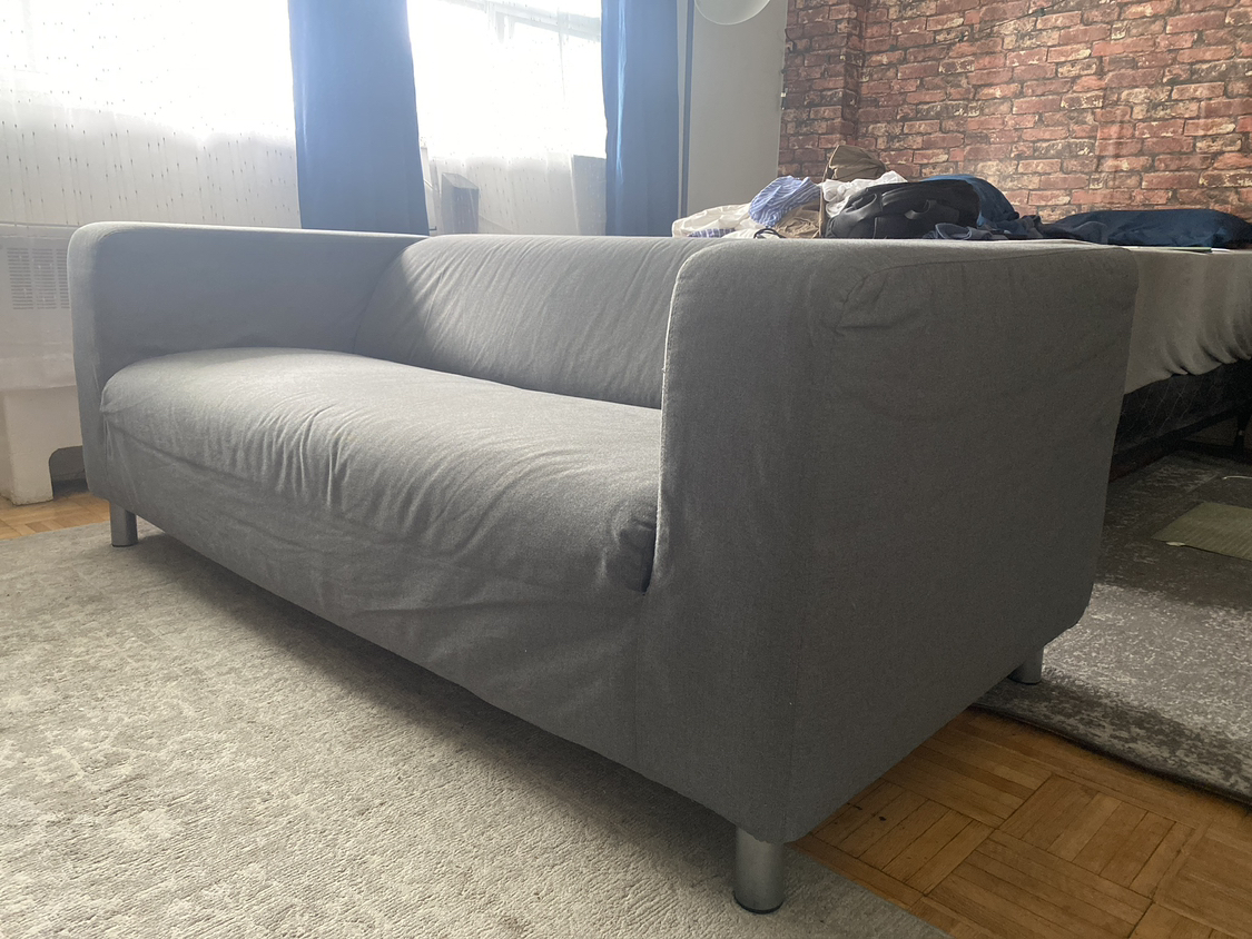 IKEA KLIPPAN Loveseat, Vissle gray - photo 2