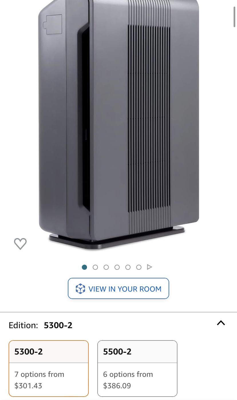 Winix Air Purifier image indicator(10)