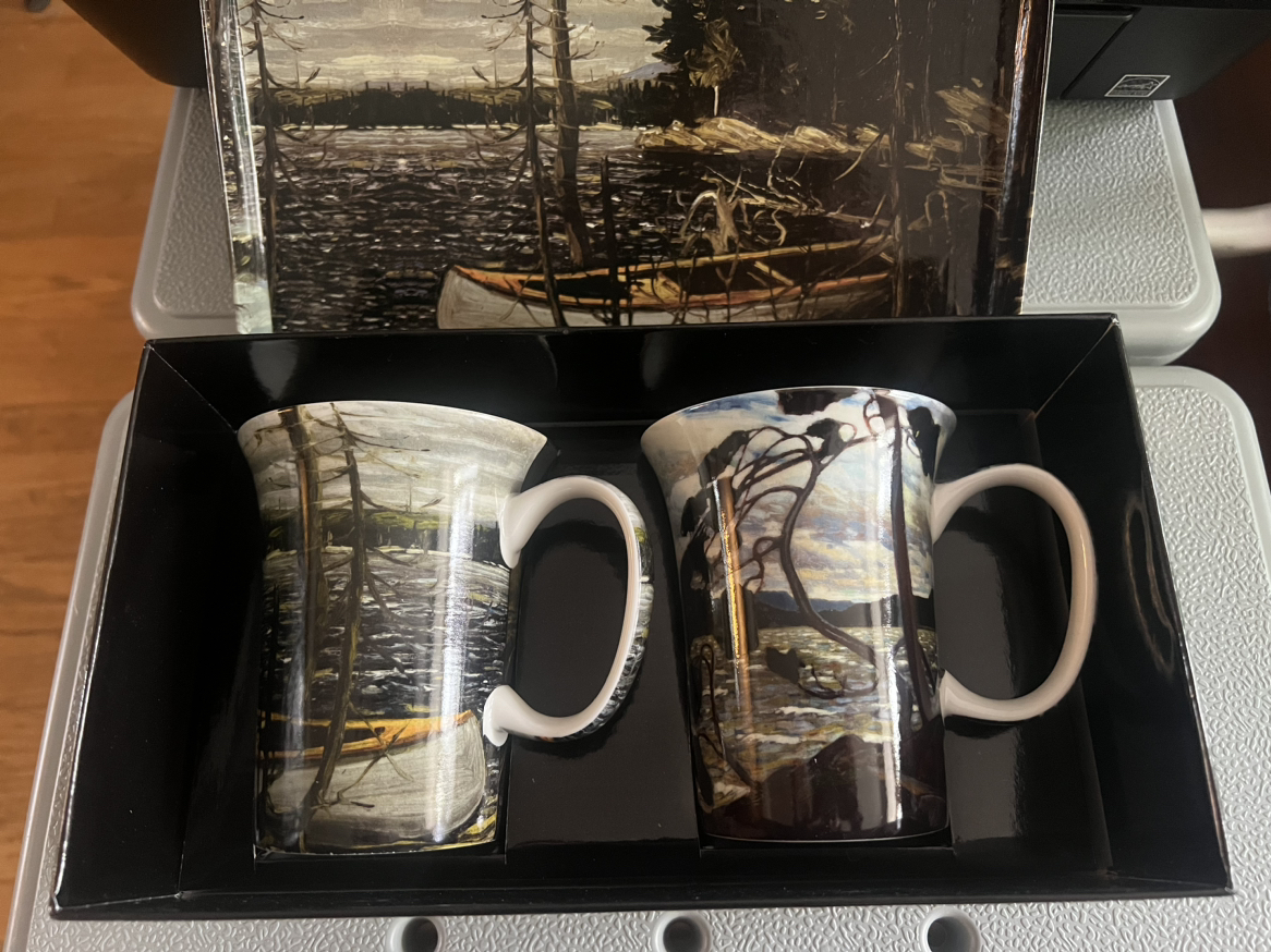 Set of 2 McIntosh Bone China Mugs
