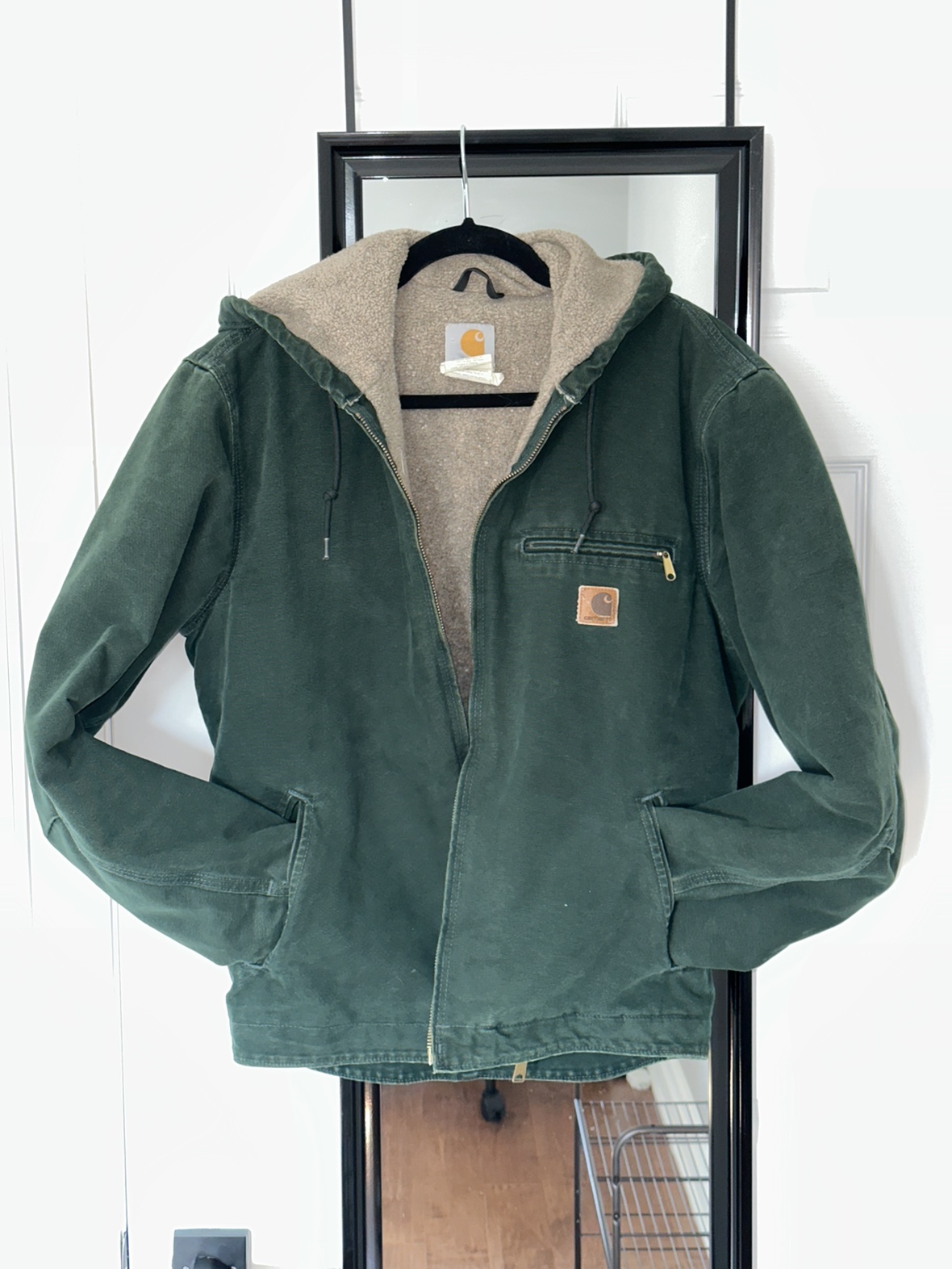 Carhartt J141SPC Hoodie Jacket Size Small thumbnail