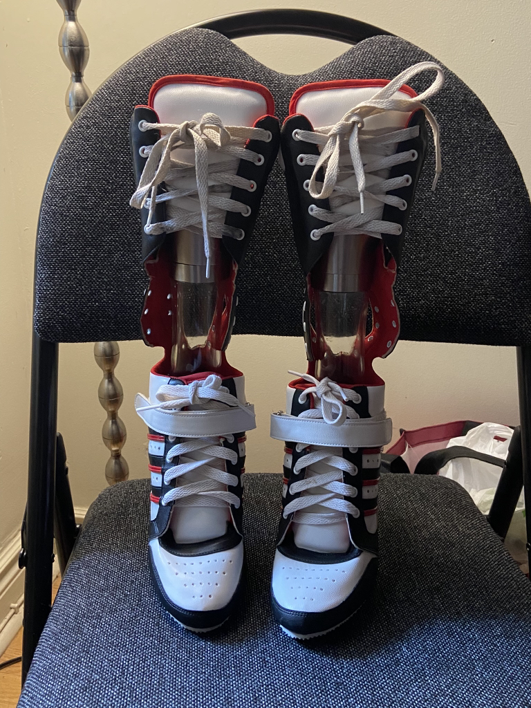 Harley Quinn adidas heels thumbnail