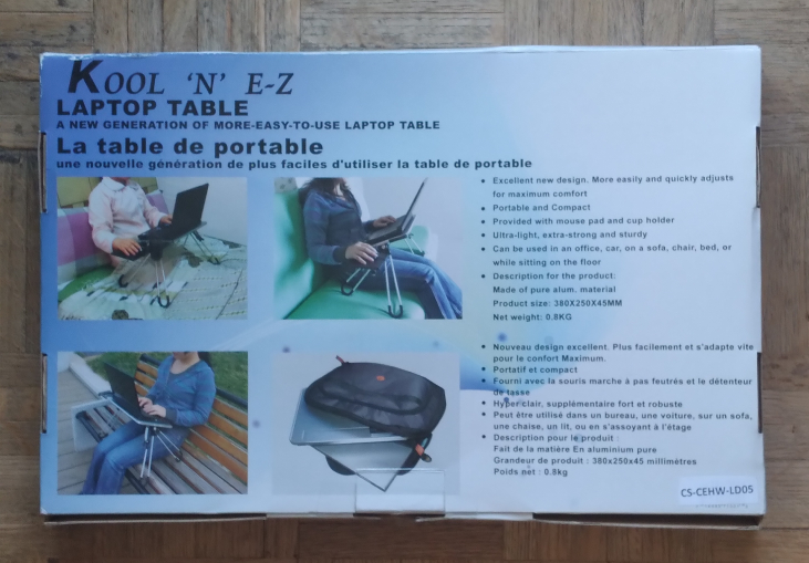 Laptop Desk Foldable Easy To Carry Kool 'N' Easy image indicator(2)