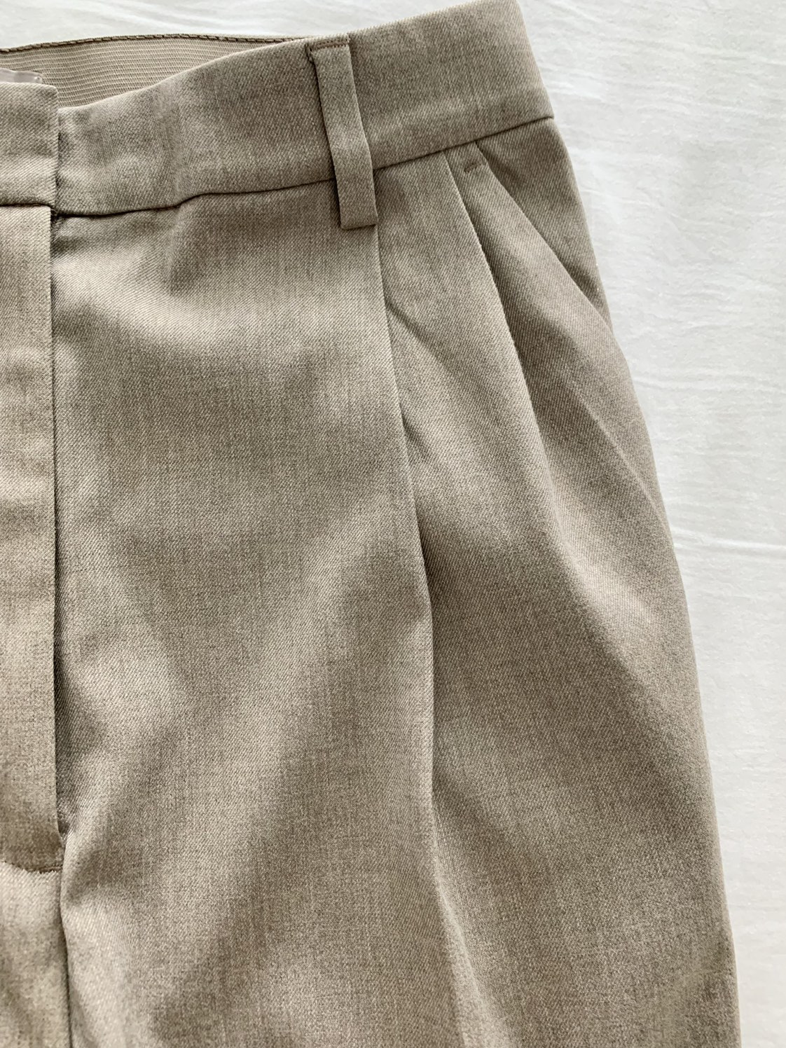 Wide leg pleated pants - photo 3