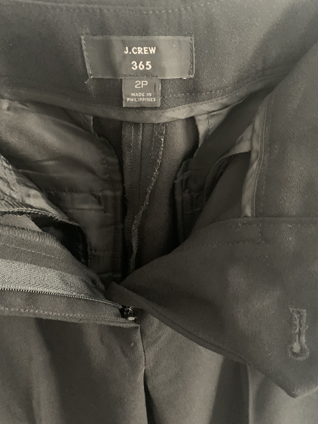 J. Crew pants -black - size 2P image indicator(2)