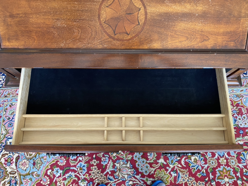 Secretary Writing Desk with Removable Hutch image indicator(7)