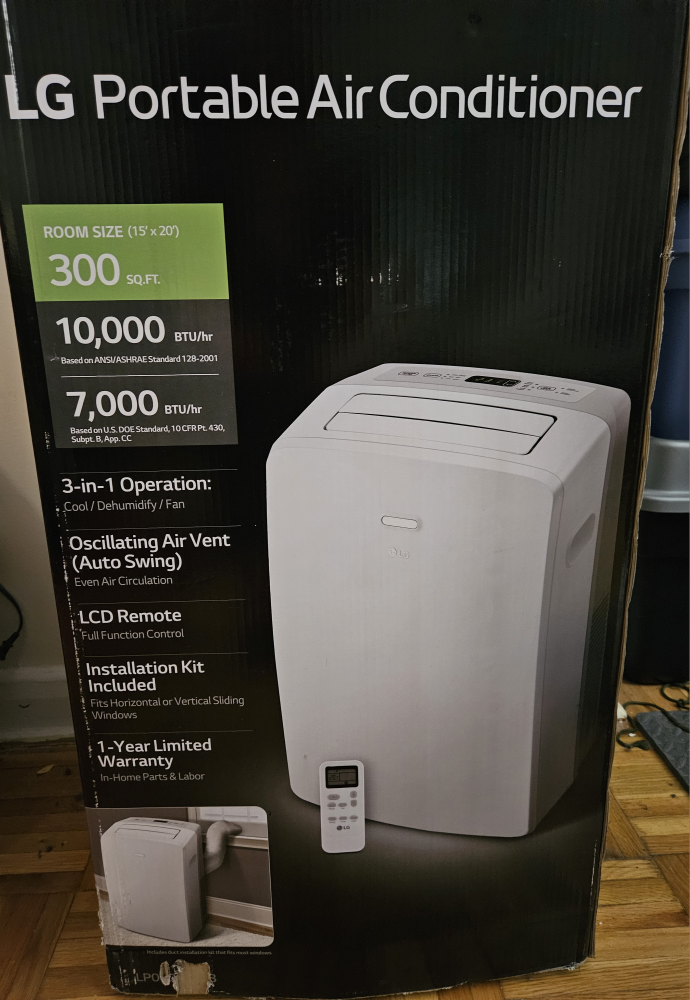 [2 weeks use only] LG Portable Air Conditioner 7000 BTU image indicator(9)