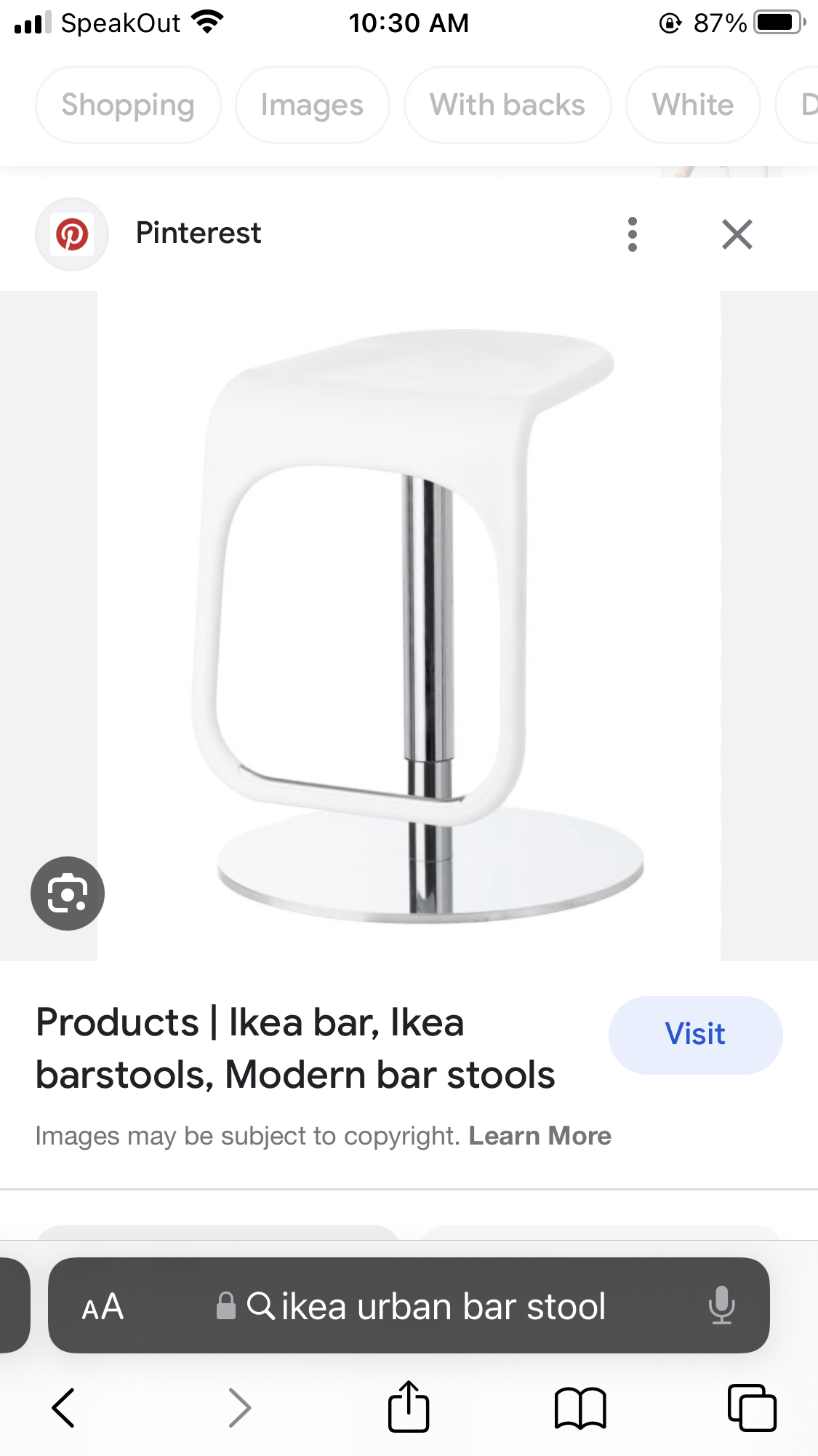 High Style! Modern 4 IKEA Bar Stools Sleek & Stylish - photo 5
