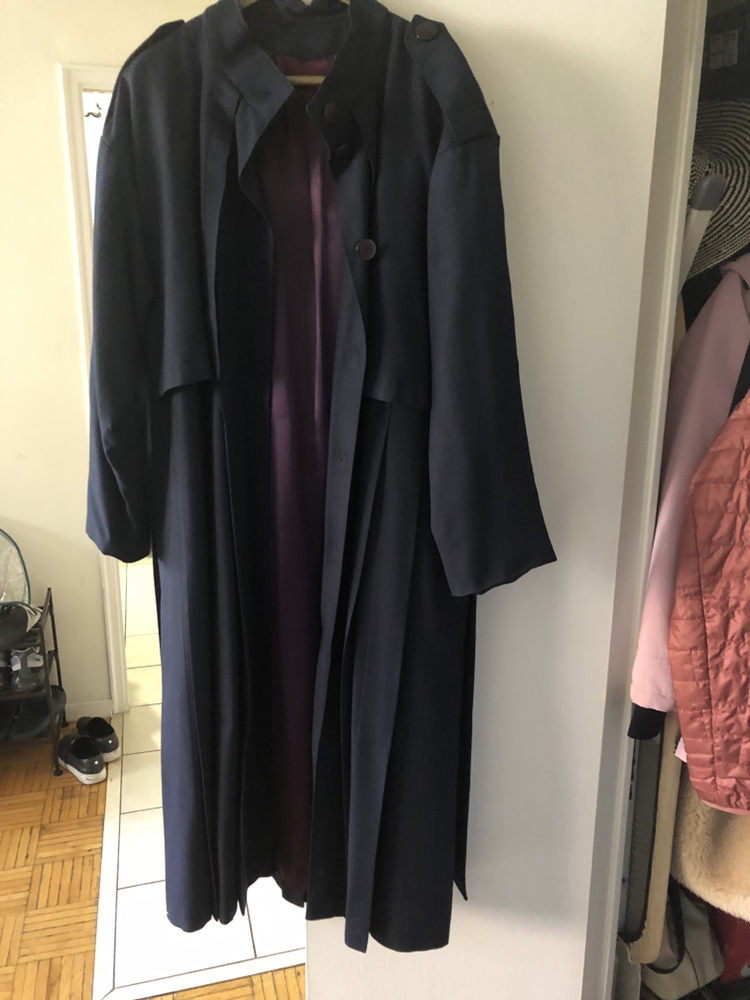 Linzon Canadian made 100% wool overcoat thumbnail