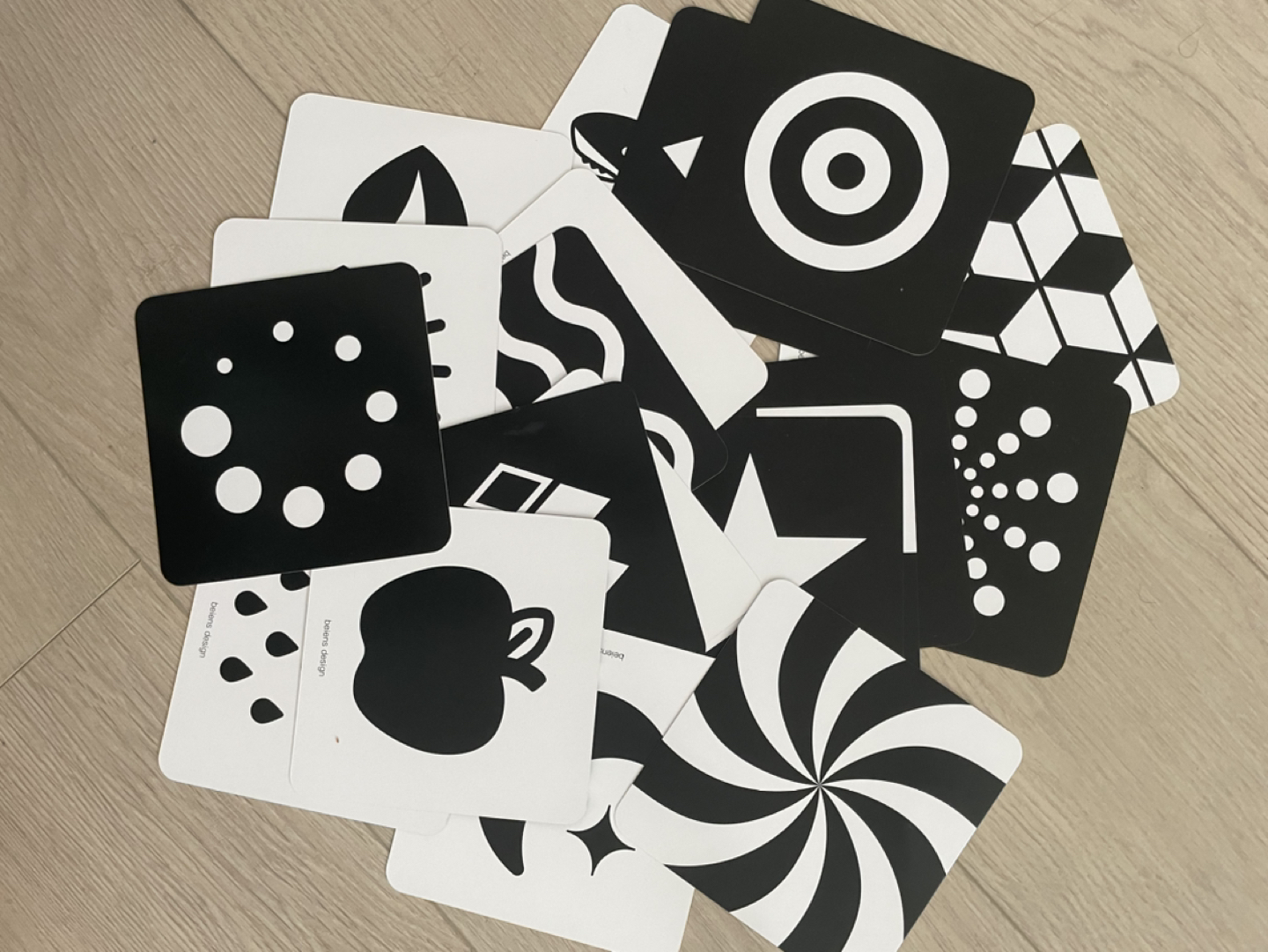 Black and white cards and books thumbnail