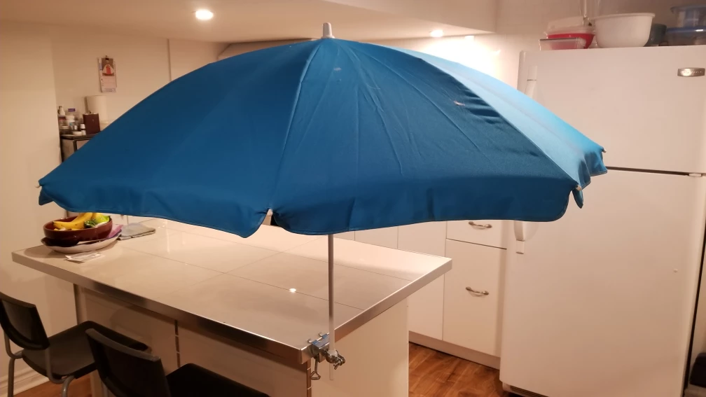 Outdoor umbrella, new. thumbnail
