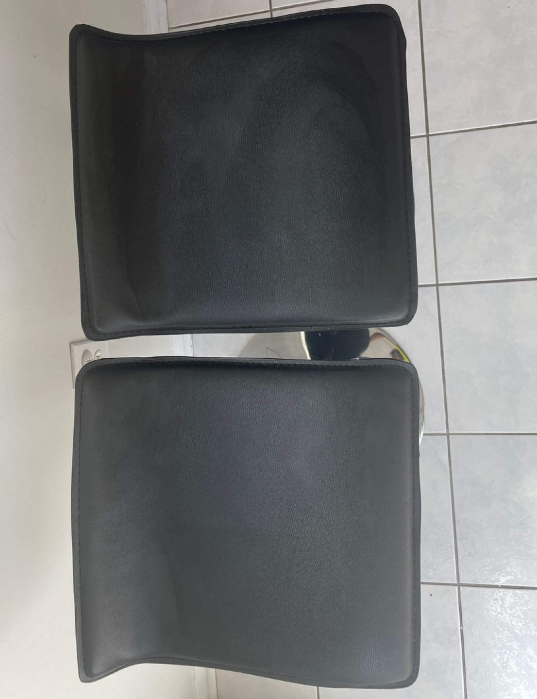 For living Chrome Bar stool ,Black set of 2 - photo 4
