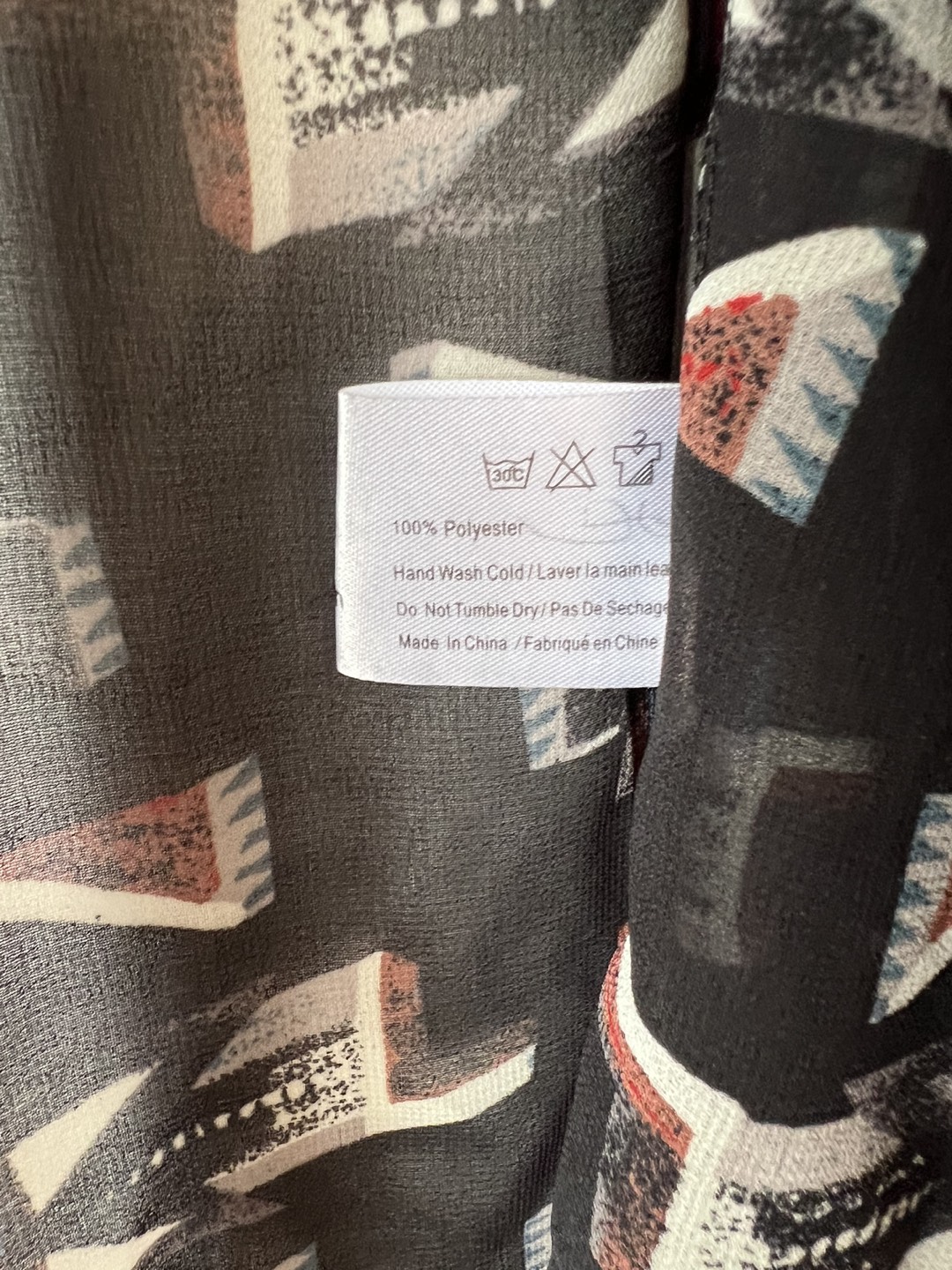 BNWT Black printed shirt image indicator(5)