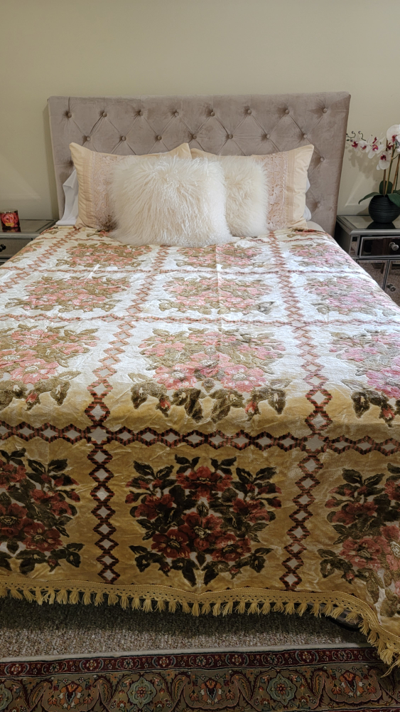 Vintage MCM Retro Bed cover / Blanket circa 70s - photo 2
