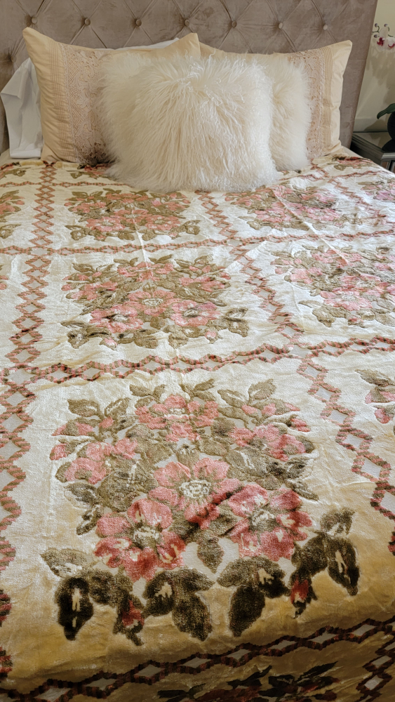 Vintage MCM Retro Bed cover / Blanket circa 70s - photo 3