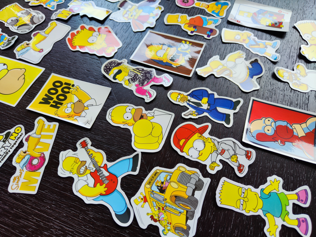 Simpsons stickers image indicator(2)