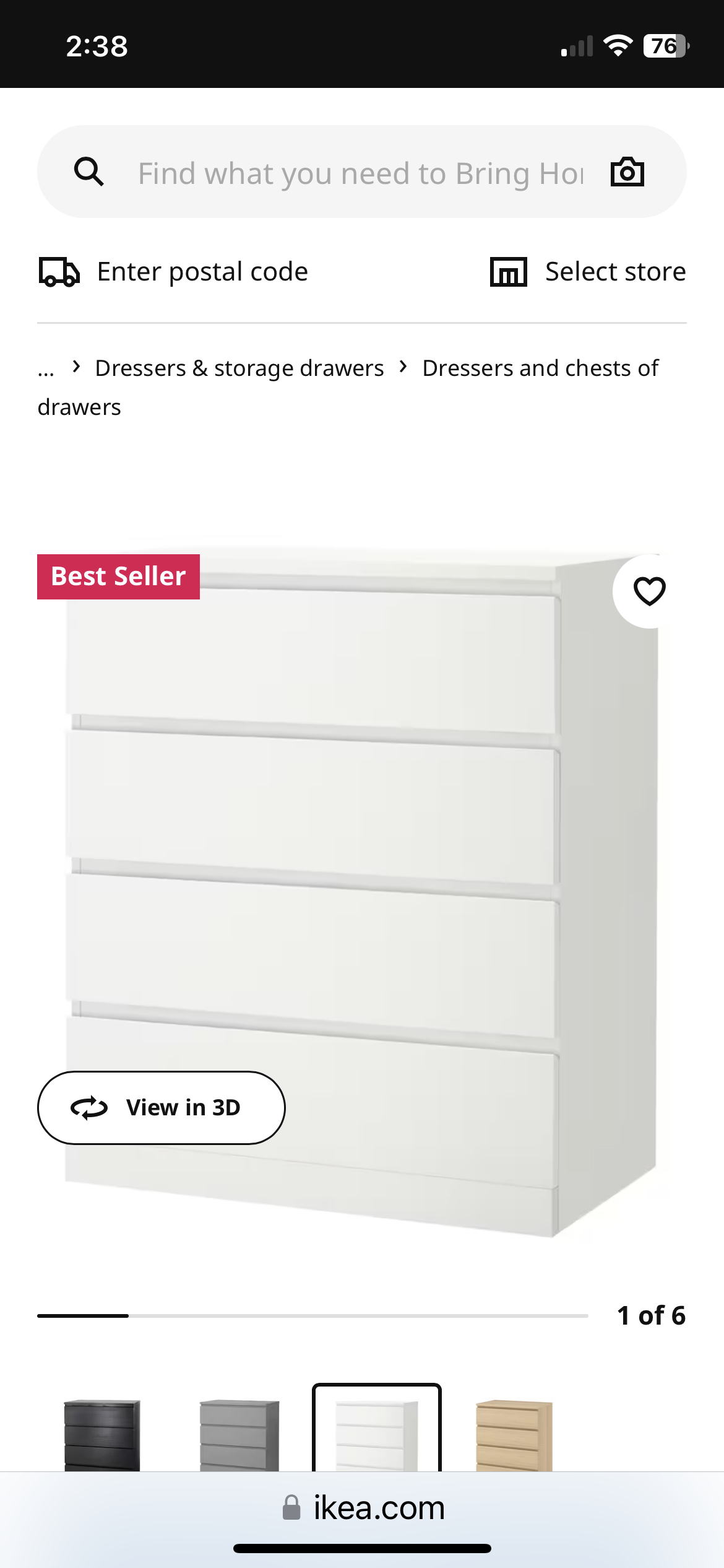 IKEA Malm Dresser