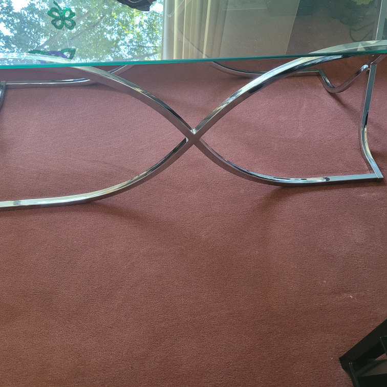 Glass coffee table - photo 2