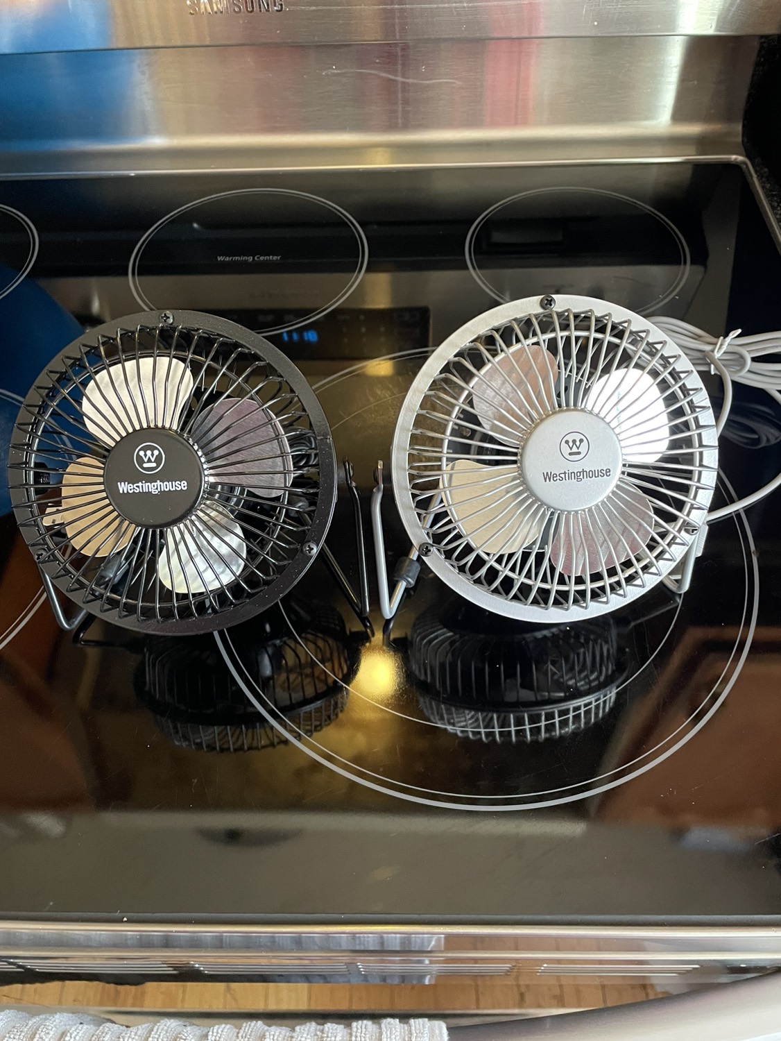 Westinghouse 4” mini desk fans USB