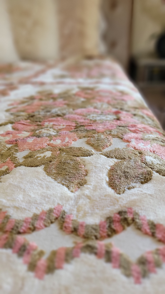 Vintage MCM Retro Bed cover / Blanket circa 70s - photo 5