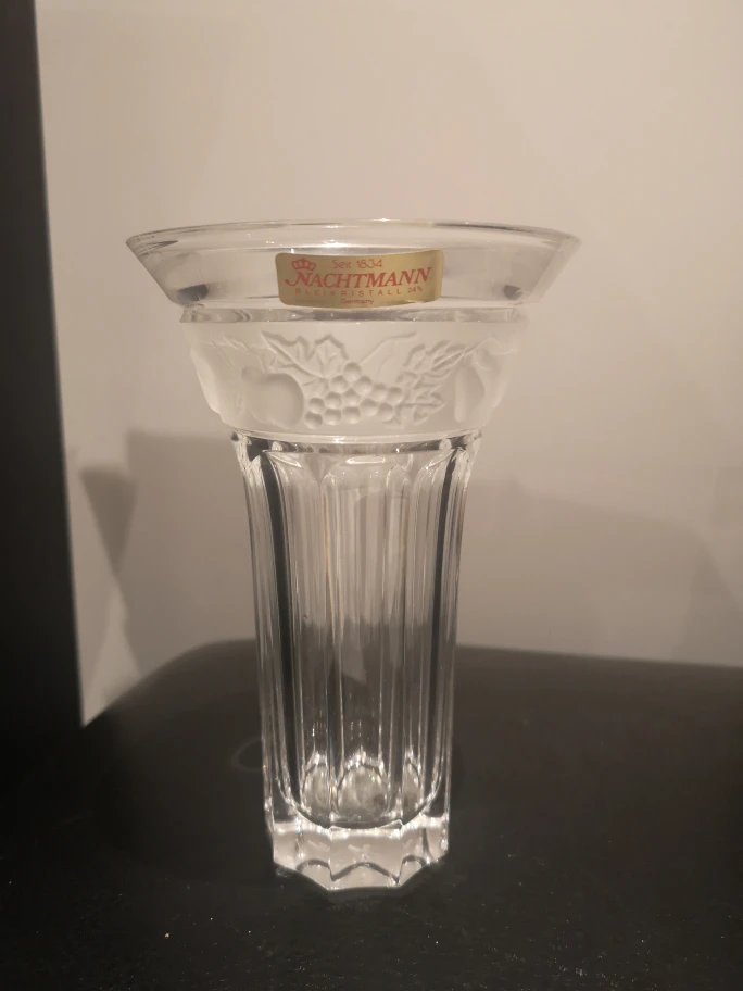 crystal vase
