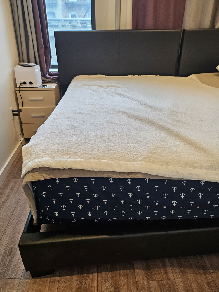 bad frame+mattress (full size) - photo 3