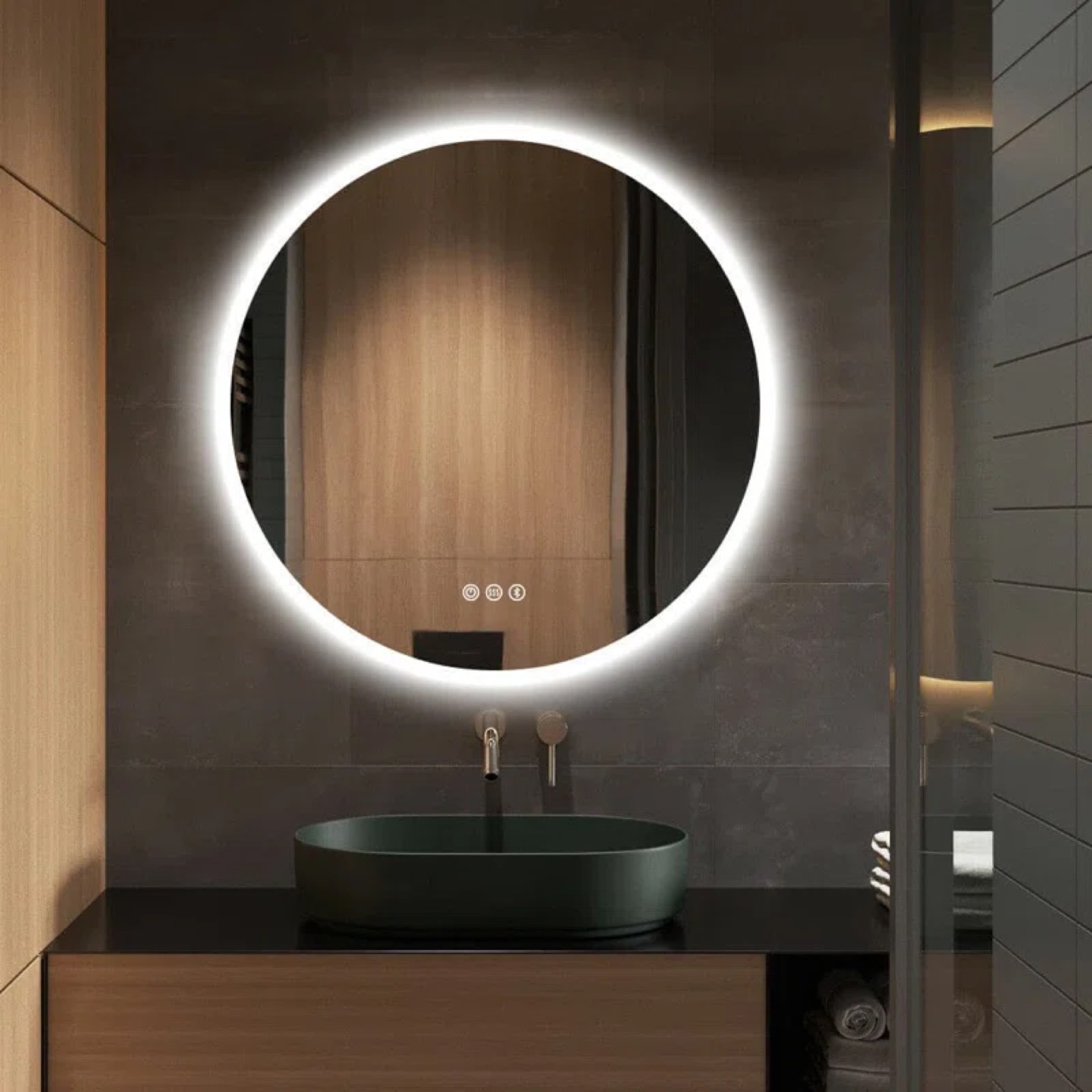 Epperly LED-Round-Bathroom-Mirror thumbnail