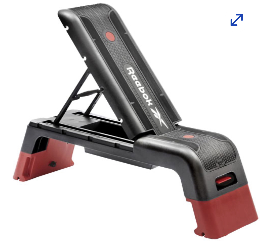 Reebok Deck Adjustable Workout Bench - Red