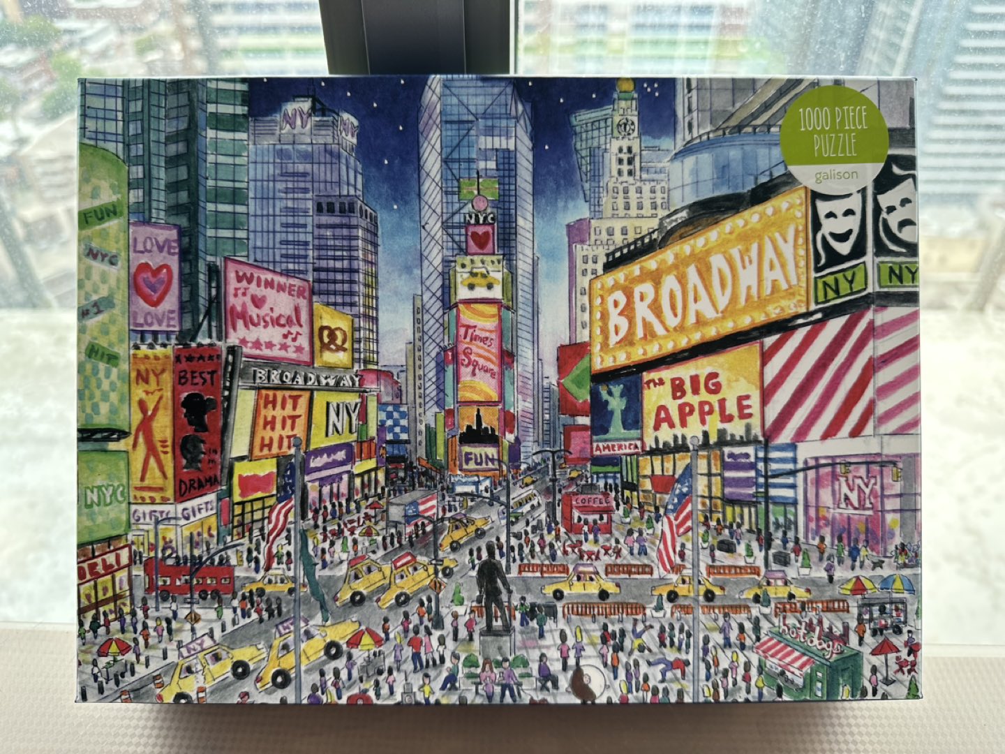 Galison Puzzle 100p piece_Time Square - photo 2