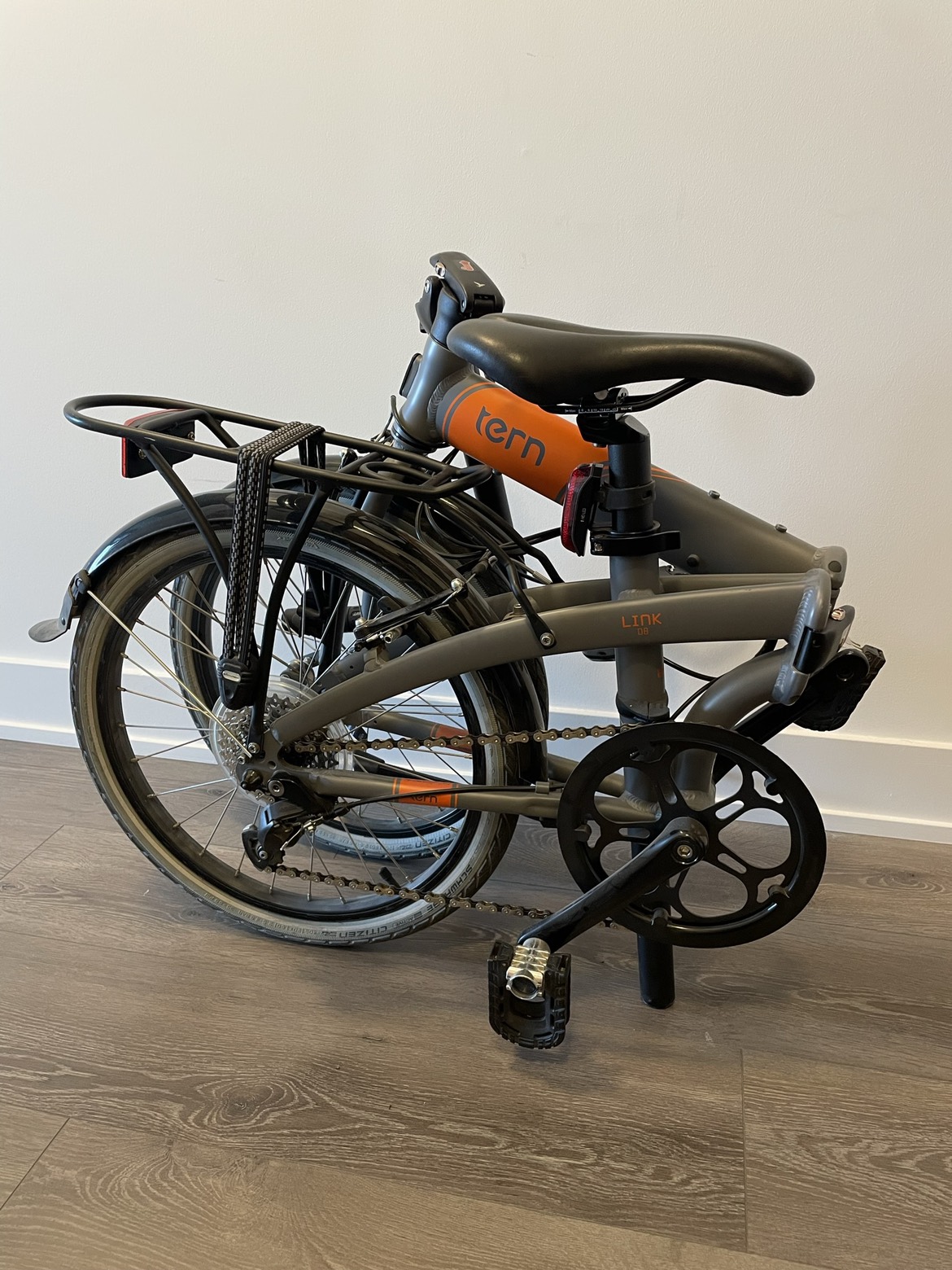Tern link D8 premium foldable bike (grey/orange) - photo 3