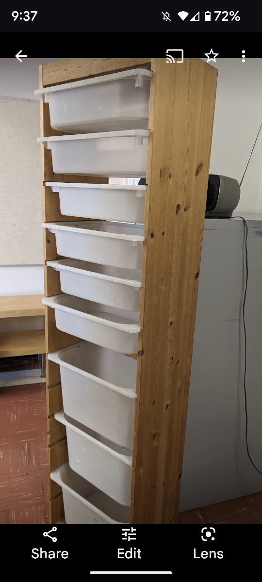 IKEA tall Trofast storage unit  - photo 2