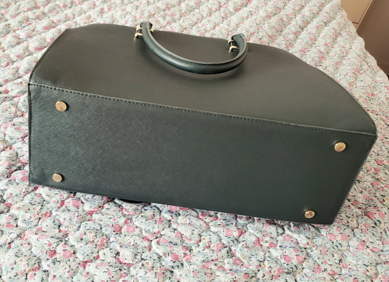 Hunter Green tote bag image indicator(4)